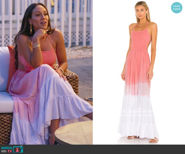 Tiare Hawaii Naia Dress worn by Melissa Gorga on The Real Housewives of New Jersey