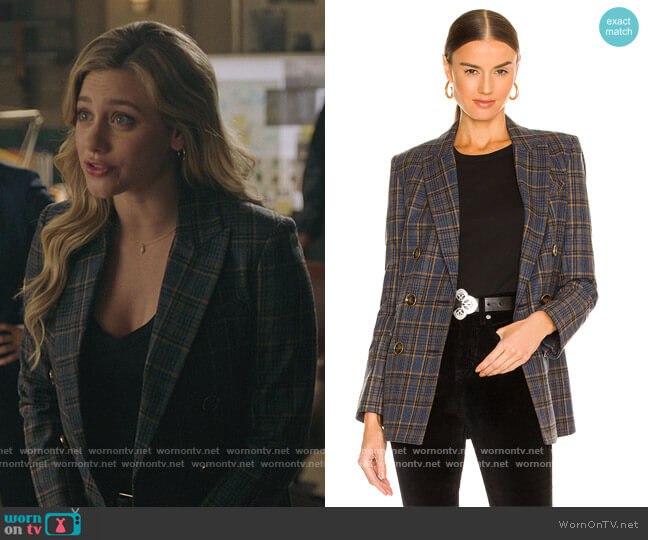 Veronica Beard Ellette Dickey Jacket worn by Betty Cooper (Lili Reinhart) on Riverdale