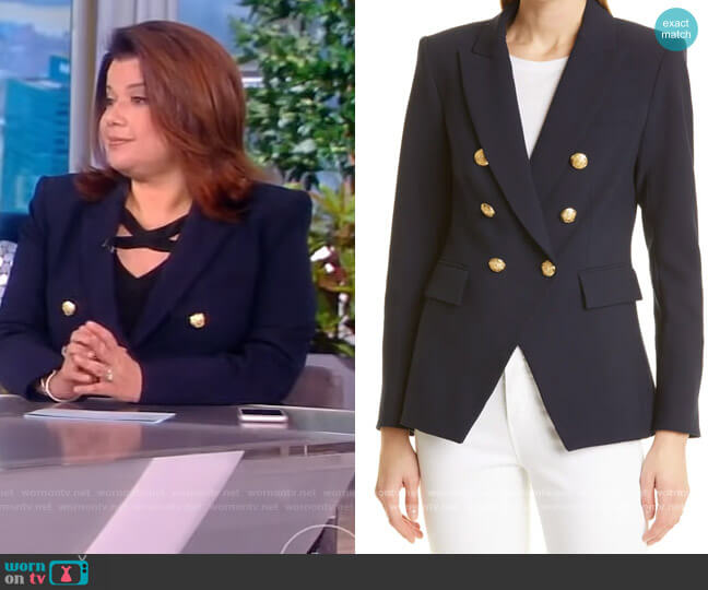 Veronica Beard Miller Dickey Jacket worn by Ana Navarro on The View