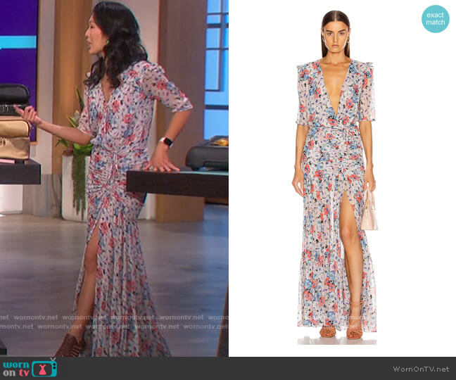 Veronica Beard Mick Dress worn by Chi-Lan Lieu on The Talk
