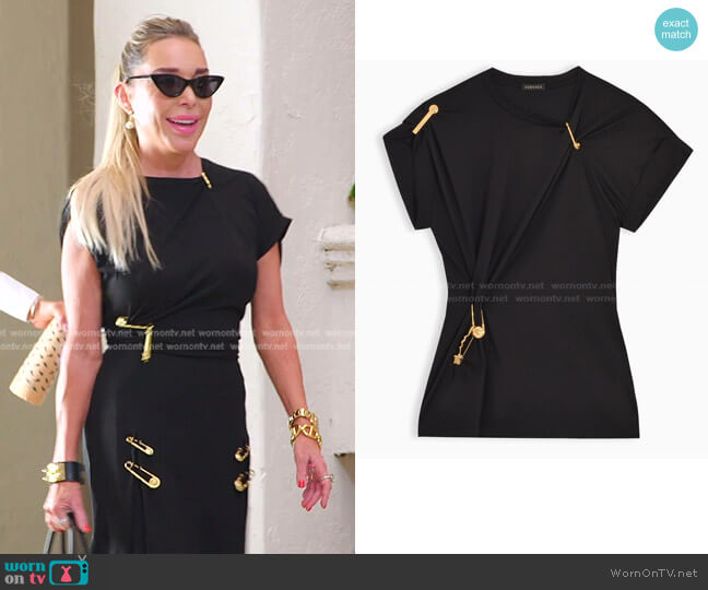 Versace Medusa Head T-shirt worn by Marysol Patton (Marysol Patton) on The Real Housewives of Miami