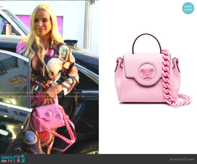 Versace Safety Pin drop Earrings worn by Alexia Echevarria (Alexia Echevarria) on The Real Housewives of Miami