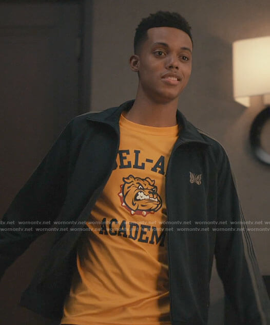 Will’s butterfly track jacket on Bel-Air