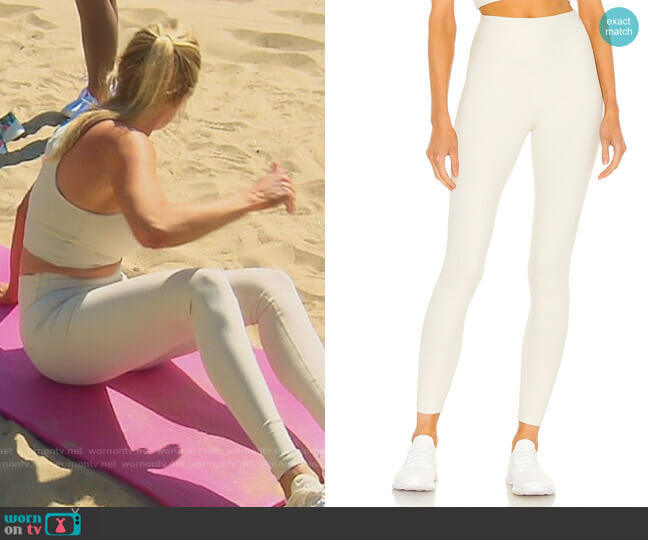 Year of Ours Ribbed High High Legging worn by Dr. Jen Armstrong on The Real Housewives of Orange County