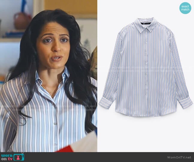 Zara Satin Effect Shirt