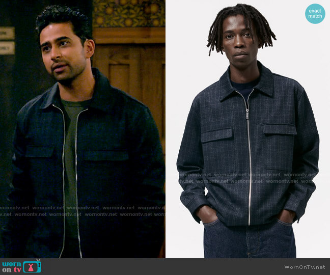 Zara Plaid Jacket worn by Sid (Suraj Sharma) on How I Met Your Father