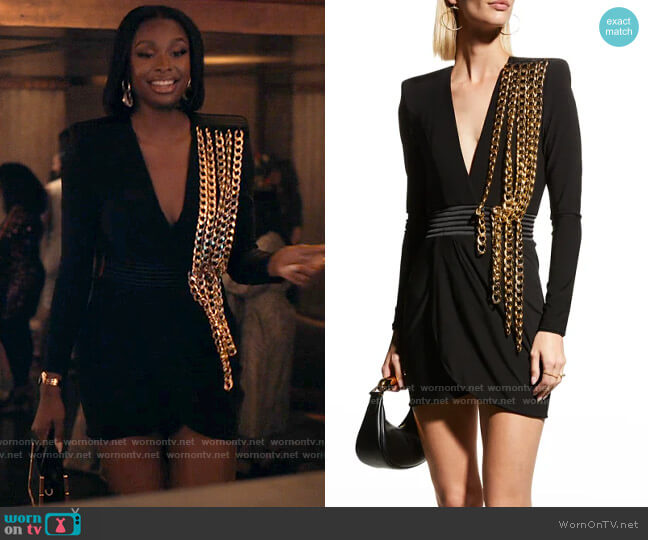 Zhivago Phoenix Dress worn by Hilary Banks (Coco Jones) on Bel-Air