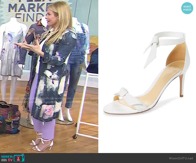 Alexandre Birman Clarita Ankle Tie Sandal worn by Jill Martin on Today