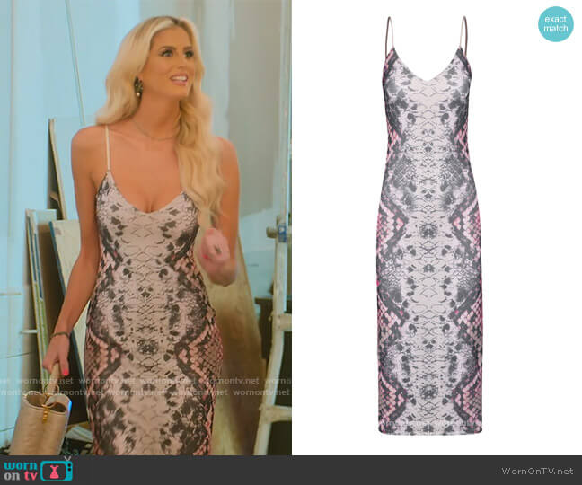 AFRM Amina Mesh Dress worn by Emma Hernan on Selling Sunset