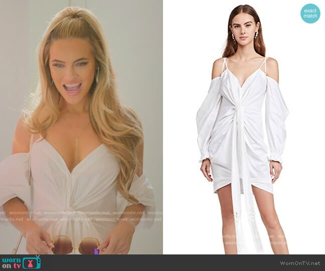 Amur Frida Draped Dress worn by Chrishell Stause on Selling Sunset