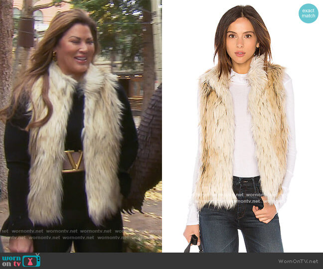 BB Dakota by Steve Madden Elvan Vest worn by Emily Simpson on The Real Housewives of Orange County