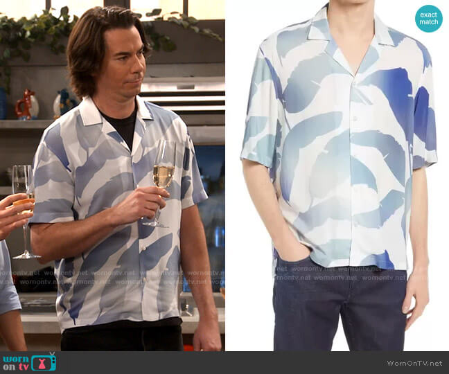 BOSS Lell O Camp Shirt worn by Spencer Shay (Jerry Trainor) on iCarly