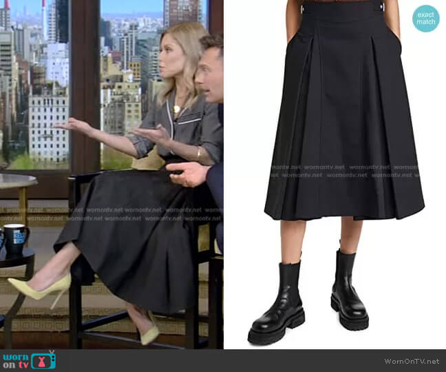 3.1 Phillip Lim Biker Skirt worn by Kelly Ripa on Live with Kelly and Mark