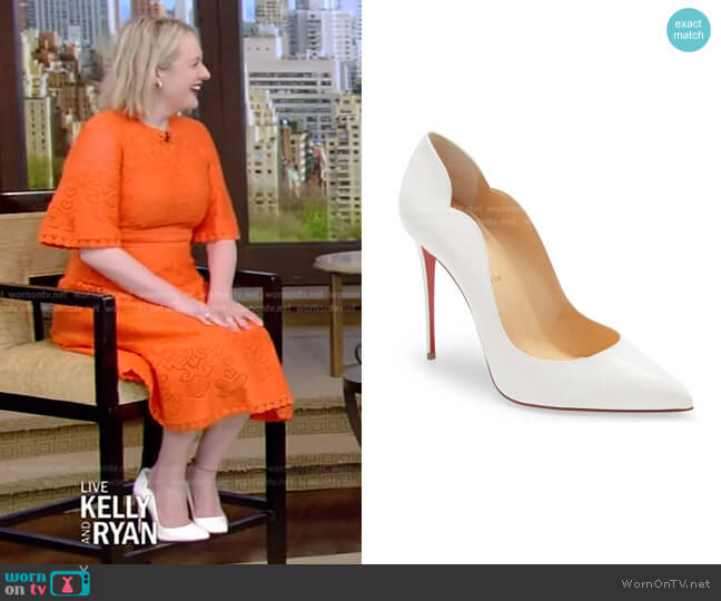 Christian Louboutin Hot Chick Scallop Pointed Toe Pump