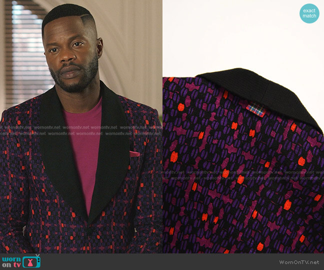 Thrash Bespoke Custom designed worn by Jeff Colby (Sam Adegoke) on Dynasty