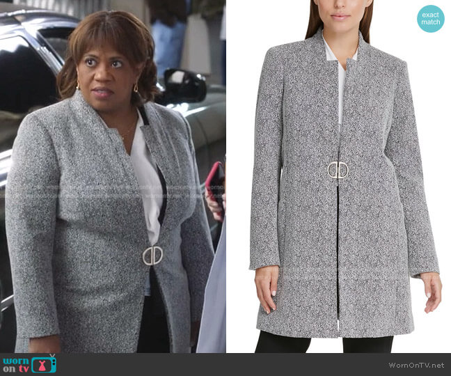 DKNY D-Ring Topper Jacket worn by Miranda Bailey (Chandra Wilson) on Greys Anatomy