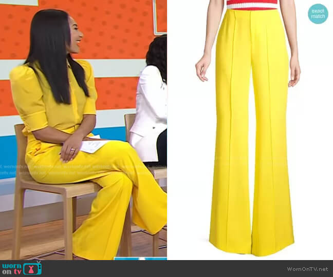 Alice + Olivia Dylan Pants in Yellow