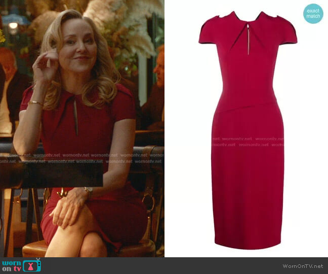 Roland Mouret Eppleton Dress worn by Marissa Morgan (Geneva Carr) on Bull