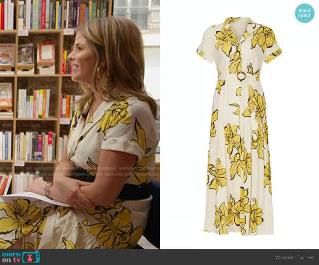 Slate & Willow Floral Shirtdress worn by Jenna Bush Hager on Today