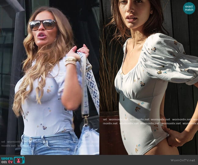 Intimately Play Date Bodysuit worn by Dolores Catania on The Real Housewives of New Jersey