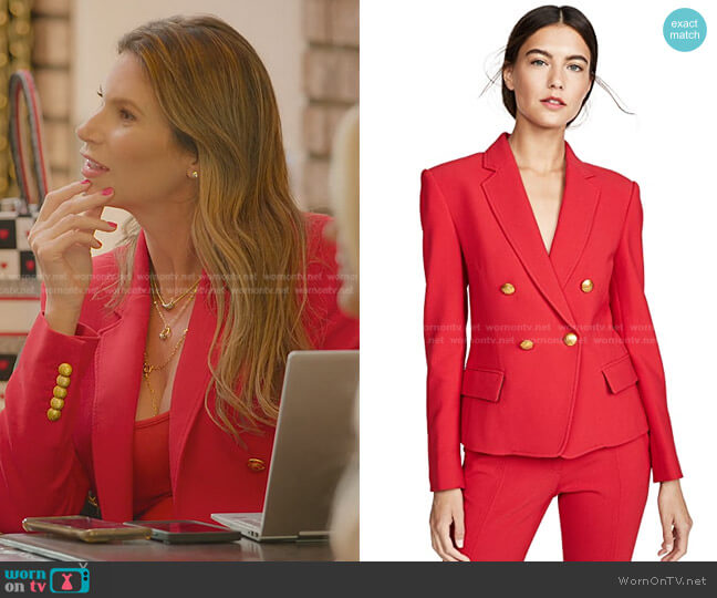 A.L.C. Hendrick Blazer worn by Maya Vander on Selling Sunset