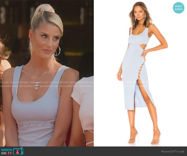 H:ours Samiah Dress worn by Emma Hernan on Selling Sunset