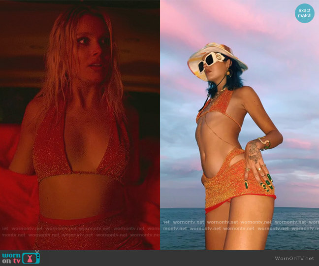 Irati Henna Beach Set worn by Isadora Artinan (Valentina Zenere) on Elite