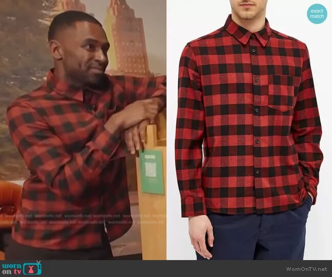 APC John Check Twill Shirt