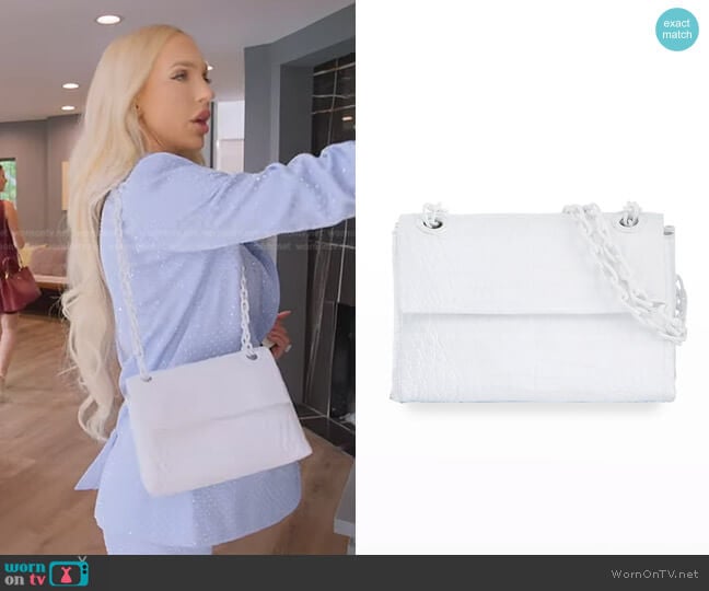 Nancy Gonzalez Madison Chain Shoulder Bag worn by Christine Quinn on Selling Sunset
