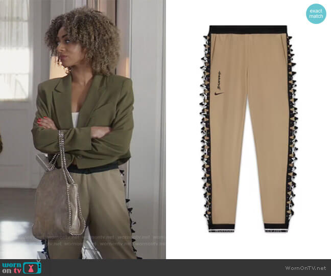 Nike x Acronym Knit Pants worn by Patience (Chelsea Tavares) on All American