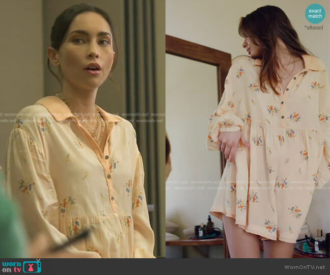Out From Under Carina Babydoll Romper worn by Isabella (Priscilla Quintana) on Good Trouble