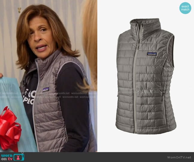 Patagonia Nano Puff Insulated Vest worn by Hoda Kotb on Today