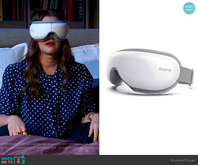 Renpho Eye Massager worn by Drew Barrymore on The Drew Barrymore Show