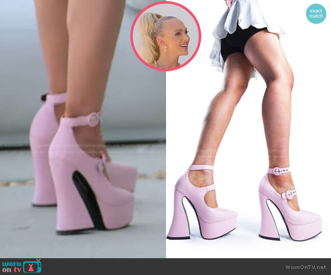 Lamoda Roamin Platform Heel worn by Christine Quinn on Selling Sunset
