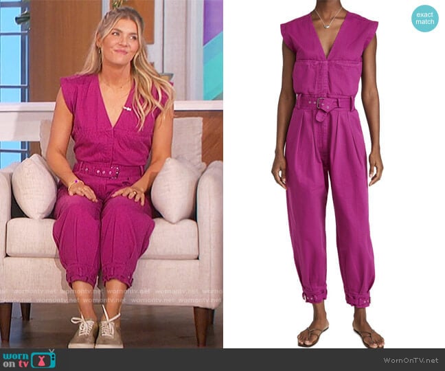 Rachel Comey Sahara Jumpsuit worn by Amanda Kloots on The Talk