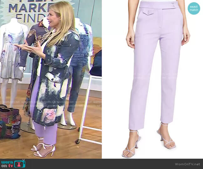 Veronica Beard Renzo Pants worn by Jill Martin on Today