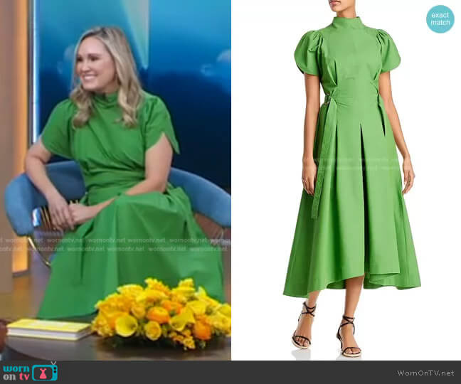3.1 Phillip Lim Side Tie Mock Neck Dress