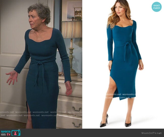 Sofia by Sofia Vergara Sweetheart Colum Sweater Dress worn by Helen (Julie White) on How We Roll