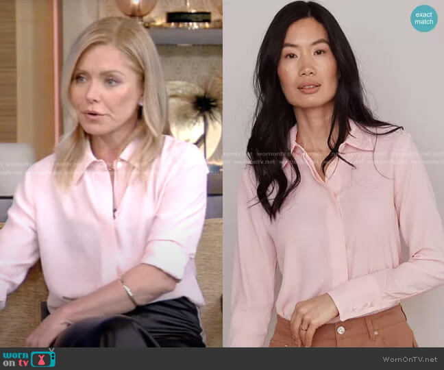 Numi The Simone Blouse worn by Kelly Ripa on Live with Kelly and Mark