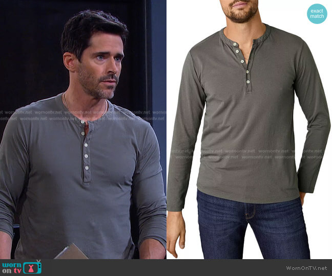 Velvet by Graham & Spencer Alvaro Long Sleeve Henley