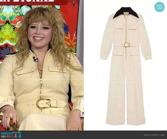Gucci Wide-Leg Belted Jumpsuit