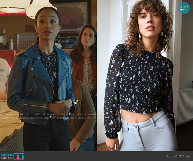 Wilfred Tempest Blouse worn by Tabitha Tate (Erinn Westbrook) on Riverdale
