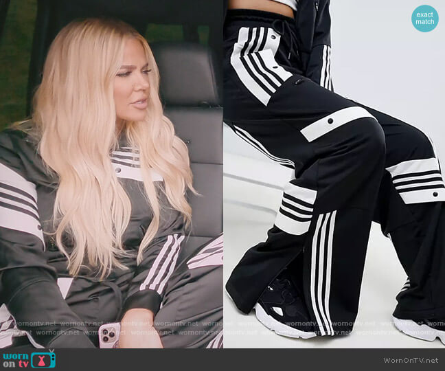 Adidas Adidas Deconstructed Track Jacket worn by Khloe Kardashian (Khloe Kardashian) on The Kardashians