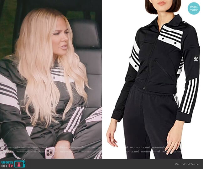 Adidas Cathari Track Jacket worn by Khloe Kardashian (Khloe Kardashian) on The Kardashians