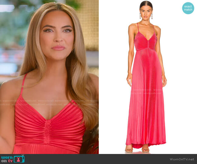 A.L.C. Aries Dress worn by Chrishell Stause on Selling Sunset