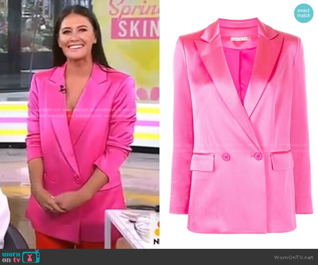 Alice + Olivia Justin Double-breasted Blazer
