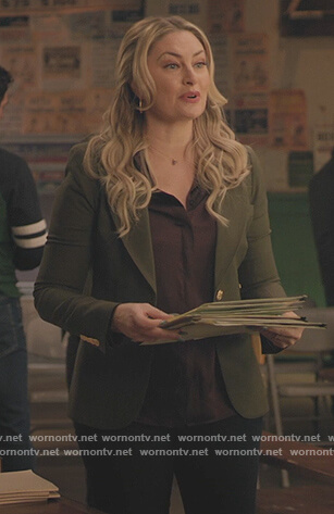 Alice’s green blazer on Riverdale