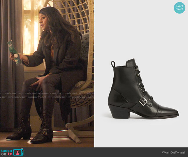 All Saints Katy Boot worn by Mel Vera (Melonie Diaz) on Charmed