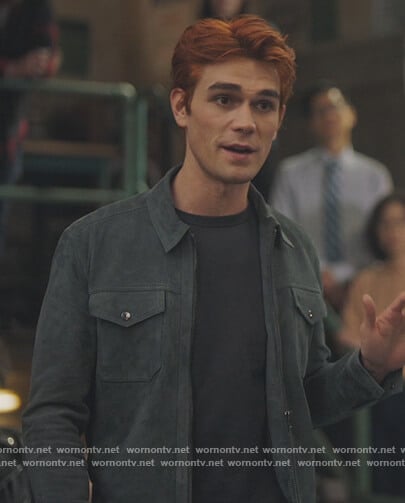 Archie’s blue suede jacket on Riverdale