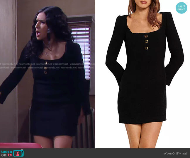 Ba&Sh Merveille Dress worn by Gabi Hernandez (Camila Banus) on Days of our Lives